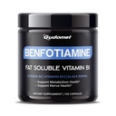 Benfotiamine with Vitamins B6, B12 & Black Pepper – 150 Capsules