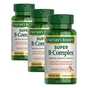 Nature's Bounty Super B Complex Vitamins with Vitamin C & Folic Acid, Vitamins for Immune & Cellular Energy Support, 150 Tablets (Pack of 3)