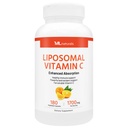 ML Naturals Liposomal Vitamin C - 1,700 mg per Serving, 180 Vegetable Capsules - High Potency Antioxidant Support - Gluten-Free