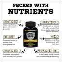 THICKGROW BIGBEARD Gummies - Biotin, B12, və 10 + Elite Beard-Building Vitamins Nutrients 60 Cherry Flavored Gummies!