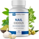Exode de ongles - Vitalité ongles sains - Formule Premium pour les pieds plus sains - 60 capsules