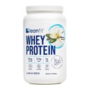 LeanFit WHEY Protein Natural Vanilla – 100% Whey Protein Powder, 24g Protein Per Serving – Grass-Fed, Gluten-Free, Low Carb, BCAAs, Amino Acid – 23 Servings, 1.83 Pound Tub