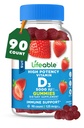 Lifeable Sugar Free Vitamin D 5000 IU - Great Tasting Natural Flavor Gummy Supplement - Gluten Free Vegetarian GMO-Free Chewable - for Immune Support and Bone Health - for Adults - 90 Gummies
