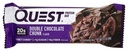Quest Nutrition Protein Bar, Double Chocolate Chunk, 20g Protein, 4g Net Carbs, 180 Cals, High Protein, Low Carb, Gluten & Soy Free
