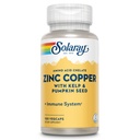 SOLARAY Zinc Copper Amino Acid Chelate, 100 VegCaps | Immune, Bone & Thyroid Support, Chelated Zinc, Copper & Iodine from Kelp, 100 Servings, Lab Verified