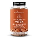 Vitex Pure 400 Mg Chasteberry - Natural PMS Support, Balance Hormones, Regulate Cycle, Promote Skin Health - Full-Spectrum & Standardized - 60 Vegan Soft Capsules