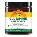 Country Life Glutamine Pure Powder - 5000mg L-Glutamine - Muscle Tissue, Gut Health, Immune Support - Gluten-Free Certified - Ideal Pre/Post Workout Amino Acid Supplement, 55 Servings, 9.7oz