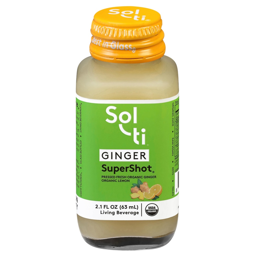 SOL TI Organic Ginger Supershot SGL, 2.1 FZ