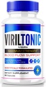 NutraRize VirilTonic, Viril Tonic Blood Flow Support Capsules for Maximum Performance - Extra Strength Formula, All Natural Pills, VirilTonic 24 Health, Viril Tonic Reviews Capsulas (60 Capsules)