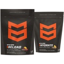 MTN OPS Reload + Hydrate Bundle, Carb Fuel & Electrolyte Hydration Powder, Fruit Punch + Mango Peach