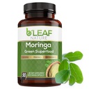 B'Leaf Nature Moringa Capsules Organic 1000mg — Pure Moringa Oleifera Leaf Powder Capsules for Energy & Immune Support | Non-GMO Gluten Free Vegan Superfood | 90 Veggie Capsules