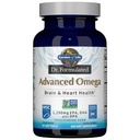 Garden of Life Dr. Formulated Advanced Omega Fish Oil-Lemon, 1,290mg EPA,DHA+DPA in Triglyceride Form,Single Source Omega 3 Supplement for Ultimate Brain & Heart Health,Non-GMO,60 Softgels (Pack of 6)