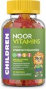 Halal vitaminer, Kids Vitaminer, Kids Multivitamin Gummies Noor vitaminer: Vitamin C for barn, D3, og sink for immunitet, B6 B12 for energi. Ikke-GMO, Halal Gummies - 90 Count Gummy vitaminer for barn