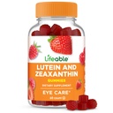 Lifeable Lutein and Zeaxanthin Gummies | Great Tasting Lutein and Zeaxanthin Supplements for Eyes | Vegan and Non GMO Eye Health Gummies | 60 Count