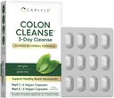Carlyle Colon Cleanse | 12 Vegan Capsules | 3 Day Cleanse | Advanced Herbal Formula | Support Healthy Bowel Movements | Non-GMO and Gluten Free Supplement