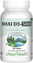 Vitamin D3 5000 IU (125 mcg) - High Dose Vitamin D 5000 IU for Healthy Bones, Teeth, Immune Support - Kosher Non GMO - High Potency Vit D3 - Pure Vitamin D Supplements for Women and Men - 180 Tablets