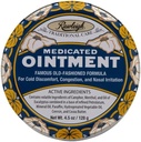 Rawleigh Medicated Ointment: 4.5 oz Blue Tin, Erwachsene & Kinder: Thematischer Chest Rub für Kälte, Nasal Congestion, Minor Aches and Pain, mit Camphor, Menthol & Eucalyptus, Non-Greasy Formula - Pack of 1