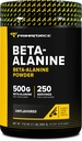 Primaforce Beta Alanine Powder 500 Grams (1.1lbs) Unflavored - Pre Workout and Post Workout Supplement