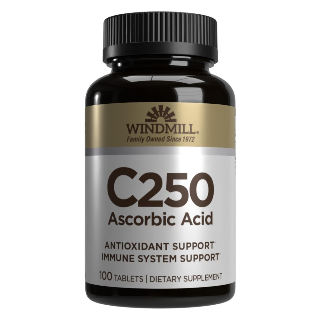 VIT C TABS 250 MG WMILL 100