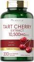 Carlyle Tart Cherry Capsules | 200 Pills | Max Potency | Non-GMO, Gluten Free | Tart Cherry Juice Extract