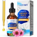 Lymphatic Drainage Drops – Liposomal Lymphatic Drainage Supplements with Echinacea 500mg, Elderberry, Burdock Root & Dandelion – Liquid Lymphatic Drops, 2 fl oz