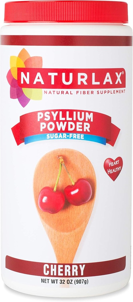 Cherry Flavored Psyllium Husk, Sugar-Free (32 oz)