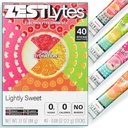 40 Sticks Sugar Free & 0 Calorie Electrolyte Hydration Packets, Low Sodium Lightly Sweet Electrolyte Powder Drink Mix, Liquid Daily IV Flavors | Lemon Orange Peach Grapefruit