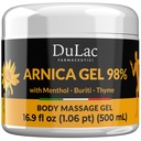 Dulac Arnica Body Massage Gel – Water-Based Cosmetic Massage Gel with Arnica Montana, Fast-Absorbing Lightweight Texture, Non-Greasy Feel, Dermatologically Tested, 16.9 fl oz