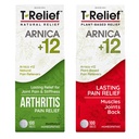 MediNatura Whole Body + Joints Bundle T-Relief Arnica +12 Natural Arthritis Pain Tablets 100ct + T-Relief Arnica +12 Natural Pain Relieving Tablets 100ct