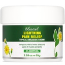 Ebanel Pain Relief Cream for Arthritis, Back, Joint, Foot, Neck, Strains & Sprains with Menthol, Camphor, Arnica, Emu Oil, MSM, Boswellia, Soothing Muscle Pain Relief Cream