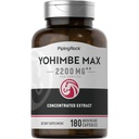 Piping Rock Yohimbe Supplements for Men | 180 Capsules | Max Concentrated Extract | with Pausinystalia Yohimbe | Non-GMO, Gluten Free Supplement