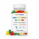 Biotin Gummies for Stress Hair Thinning – Help Restore Fuller Hair, Stronger Nails & Glowing Skin for Busy Women, Easy Daily Strawberry Gummies, 60 Count