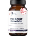 Designs for Health Insomnitol Chewables - Chewable Melatonin - 200mg L-Theanine, 5-HTP, Vitamin B6 + Inositol - Delicious Lemon Flavored Supplement - Vegan (60 Tablets)