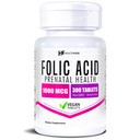 Healthfare Folic Acid 1000mcg | 300 Veg Tablets | Vitamin B9 | Gluten-Free | Non-GMO | Made in USA