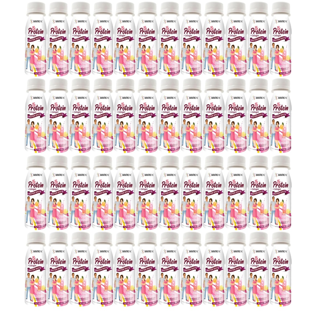BariatricPal 15g Whey & Collagen Complete Protein Shots - Pink Lemonade