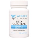 Wonder Laboratories Vitamin a 25,000 IU as Beta Carotene - 100 Softgels