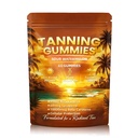 Tanning Gummies, Daily Tanning Gummies with Astaxanthin, Beta-Carotene, Lycopene & Vitamins, Self Tanning for Natural Looking Glow, Bronzing, Vegan & Sugar Free - 60 Count (1)