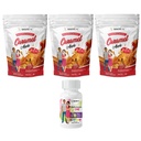 BariatricPal 90-Day Bariatric Vitamin Bundle (Multivitamin ONE 1 per Day! Capsule with 45mg Iron and Calcium Citrate Soft Chews 500mg with Probiotics - Caramel Apple)