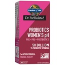 Garden of Life Dr Formulated Womens pH Probiotics 50 Billion CFU, Pre + Pro + Postbiotics - Digestive, Immune and Vaginal Support, Potato, Acacia, Postbiotic Metabolites, 30 Vegetarian Capsules