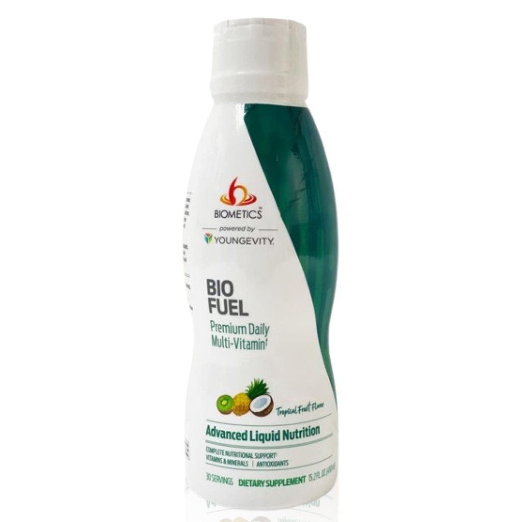 Youngevity Bio Fuel - Biometics Liquid Premium Multivitamin Supplement - Complete Daily Nutrition with Antioxidants, Vitamins, Minerals, and Energy Support (30 Servings)