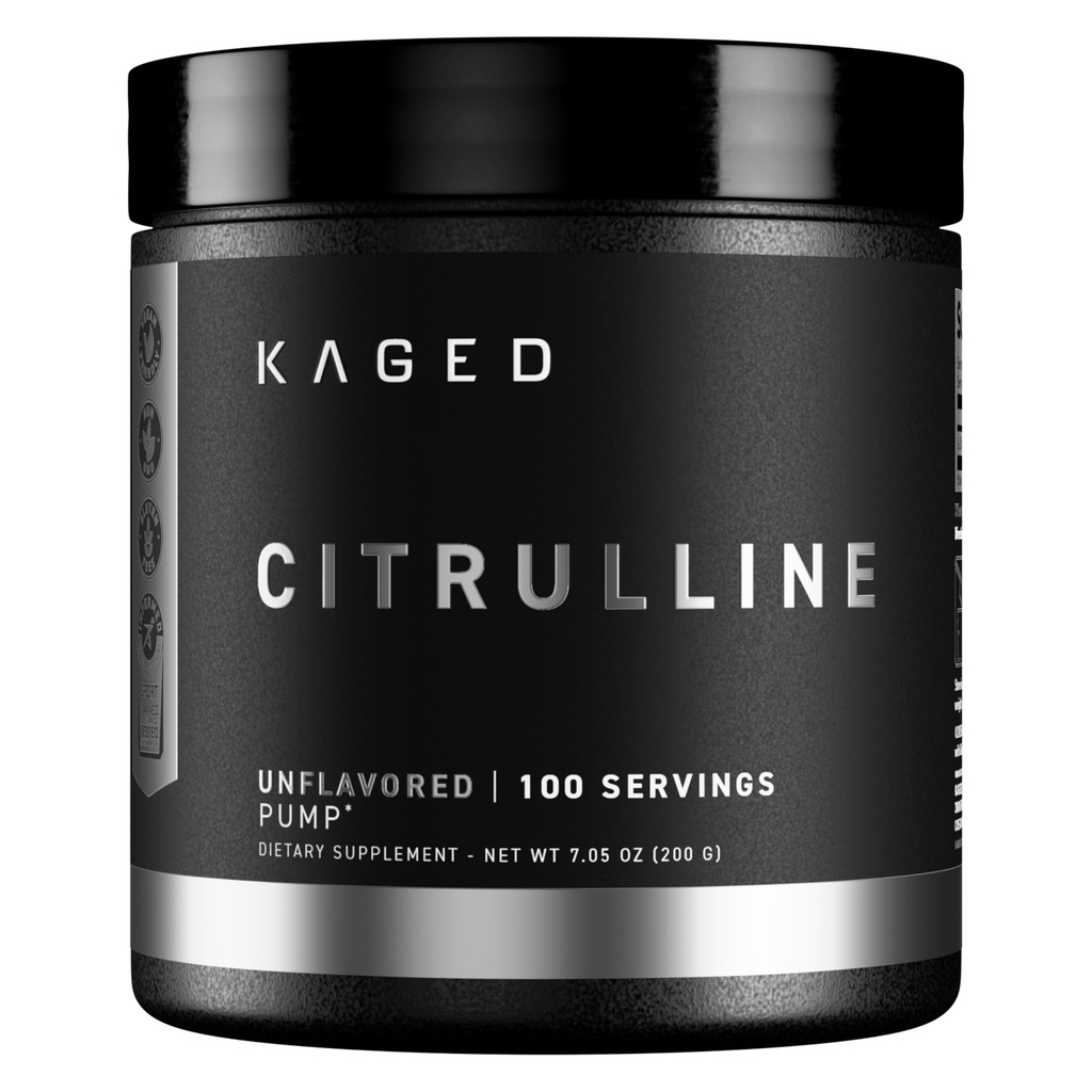 Kaged L-Citrulline Powder | Unflavored | Enhanced Pumps | Improve Muscle Vascularity | Nitric Oxide Booster | Supplements for Men & Women | 100 Servings