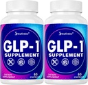 GLP-1 supplement, met natuurlijk GLP1-supplement Probiotic for Women & Men, Hops & Green Tea Extract, GLP 1-supplementen voor darm, energie, GLP-1 & algehele gezondheid - 120 capsules