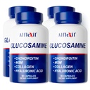 Premium Glucosamine & Chondroitin Nutritional Supplement - Healthy Joint, Bone & Knee Support - Rich in MSM & Collagen - Organic Natural Ingredients - Made in USA - 90 Capsules - 4 Pack