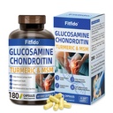 Glucosamine Chondroitin MSM and Turmeric Supplement - Used for Cartilage & Joint Health & Flexibility - for Women & Men - Non-GMO, Gluten Free, 180 Capsules