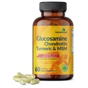 Futurebiotics Glucosamine Chondroitin Turmeric & MSM Advanced Joint Formula, Supports Healthy Joints & Mobility - Non-GMO, 60 Capsules