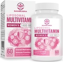 여성 1400MG를위한 Liposomal Multivitamin - 여성 매일 멀티 비타민은 철, 비타민 A, C, D, E 및 B 복합체를 함유하고 있습니다. Immune Health, Hair & Skin Support for Women 18+,60 Vegan Capsules