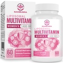 Sambugra Liposomal Multivitamin for Women 1400MG - Womens Daily Multi Vitamins Supplements with Iron, Vitamin A, C, D, E and B Complex for Immune Health, Hair & Skin Support for Women 18+