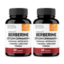 Sangluco Berberine Ceylon Cinnamon Chromium Turmeric Apple Cider Vinegar Bitter Melon Supplement | Supports Healthy Levels Already Within Normal Range | 120 Capsules