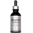 NeoCell Biotin Liquid Drops 10000mcg | 2 fl oz | Fast Acting Supplement | Berry Flavor | Hair, Skin, & Nails