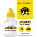 Vitamin D3 Drops for Adults 4-Month Supply – Water-Soluble Liquid Vitamin D, Non-GMO, Kosher Supplement – Easy to Absorb, No Stir, Flavorless D3 Liquid for Food or Drink